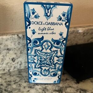 Dolce & Gabbana Blue and White Summer Vibes Eau de Toilette 3.3oz